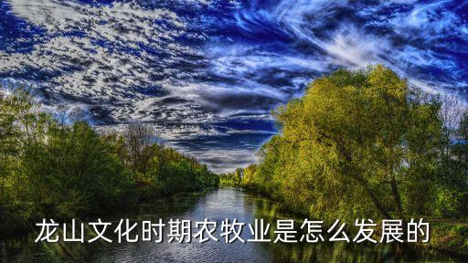 龙山文化时期农牧业是怎么发展的