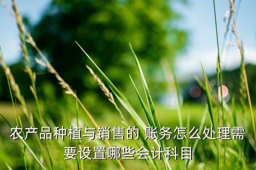 农业账务成本收据怎么处理