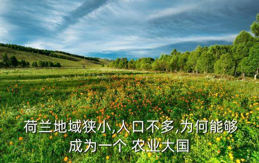 荷兰农业怎么学,荷兰高科技农业视频