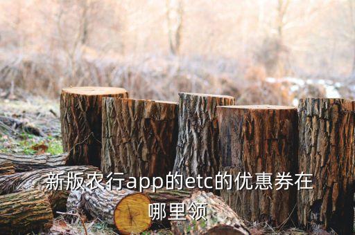  新版农行app的etc的优惠券在哪里领