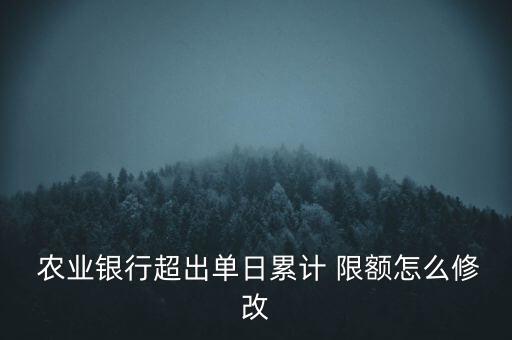 怎么设置农业银行存款限额,农业银行二类卡存款限额多少