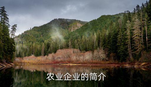 写农业公司简介怎么写好,农业公司简介怎样写