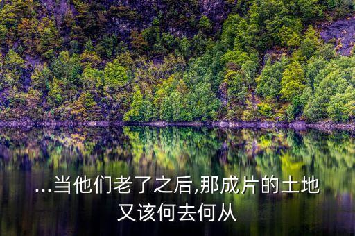 农村土地改革农业怎么办,对于土地改革后农业的发展认识正确的是