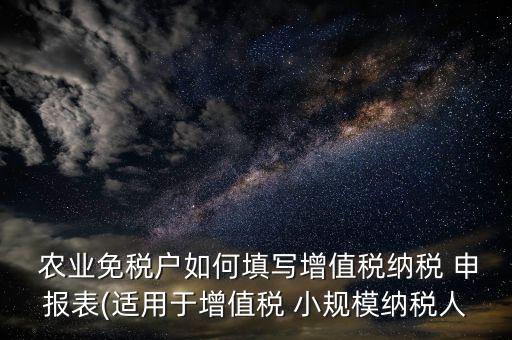 农业小规模要怎么申报表,小规模1个点怎么填写申报表