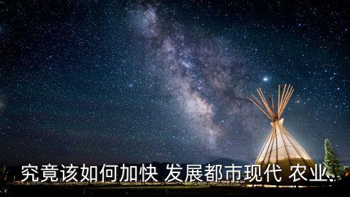 城市模拟器农业怎么发展
