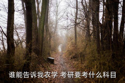 农业考研怎么学数学,考研农业考什么科目