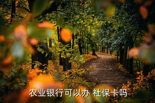 有医社保怎么不能办农业卡