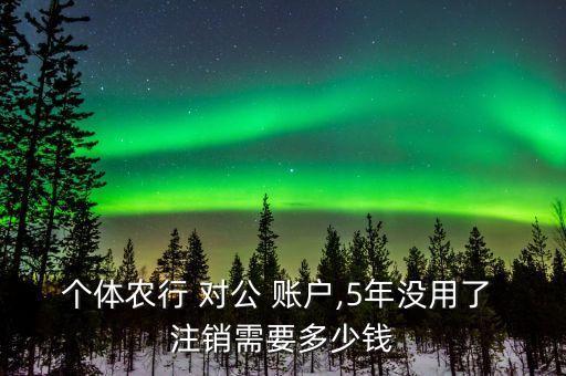 农业银行对公账户怎么注销,手机农业银行怎么注销账户