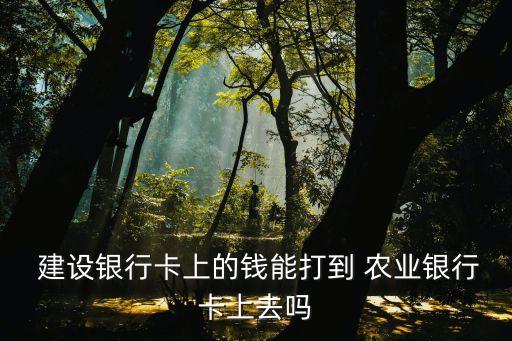 建设银行刷农业怎么刷,农业和建设银行哪个好