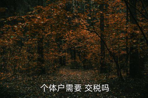 农业个体工商户怎么交税,个体工商户交税标准是多少2022