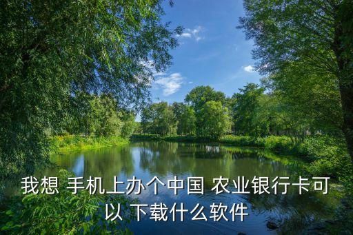 中国手机农业银行怎么下载,手机掌上农业银行最新版下载