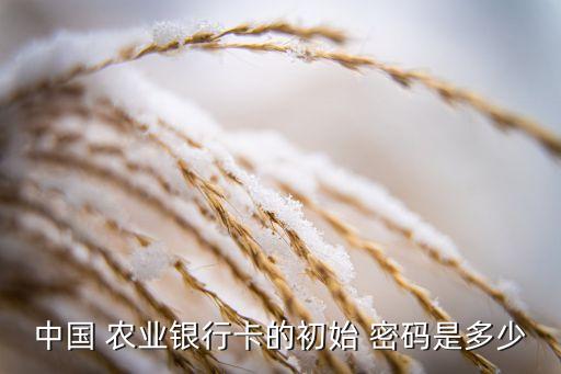 什么是农业信用卡账号密码,农业信用卡app叫什么名