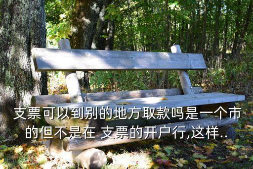 对公农业银行支票怎么取钱,农业银行支票不是本人可以取吗