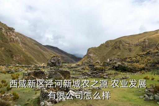 西咸新区泾河新城农之源 农业发展 有限公司怎么样