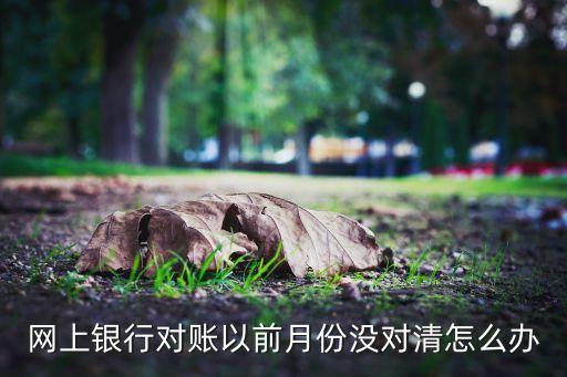 农业银行忘了对账怎么办