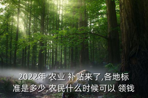 农业公司补贴怎么领钱,农业种植公司补贴