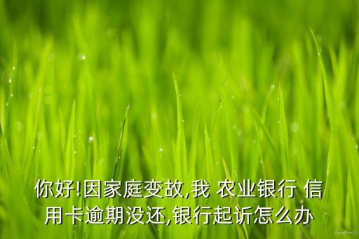 农业信用卡到期不还怎么办,农业银行信用卡