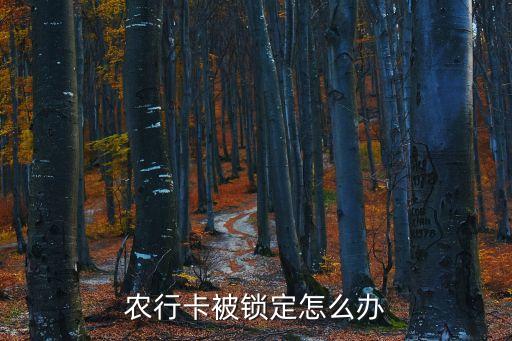 农业银行卡怎么解挂
