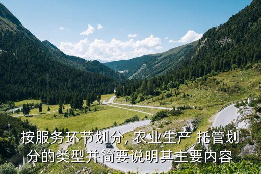 农业托管示意图怎么写的