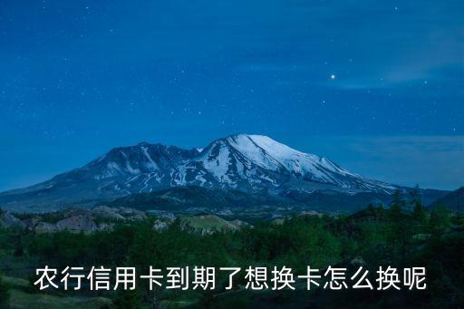 农业银行怎么换国外卡