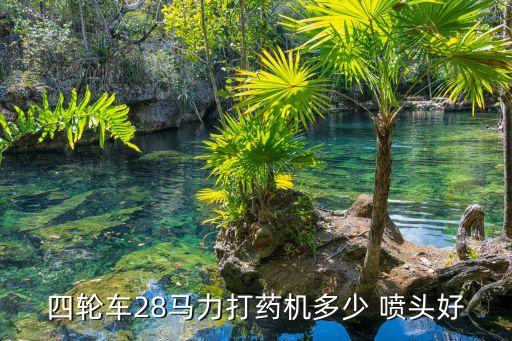 四轮车28马力打药机多少 喷头好
