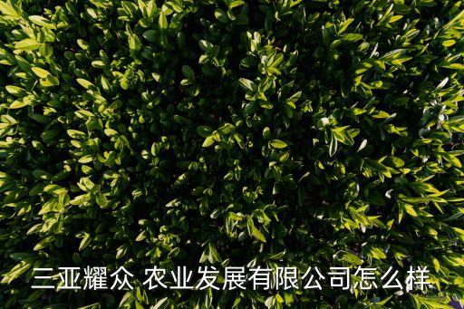 海南耀澜农业怎么养,海南棹耀农业老板