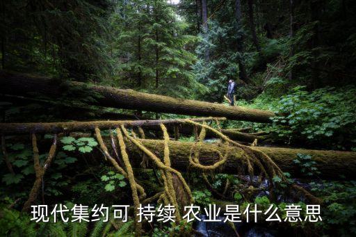 什么是持续农业,持续农业的根本目的