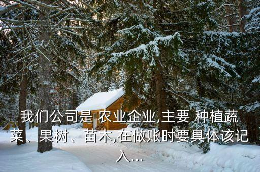 农业种植账务怎么处理
