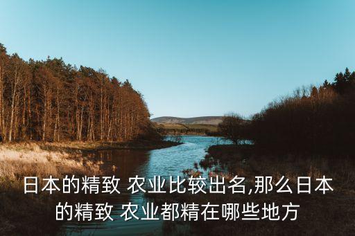 什么叫精细农业