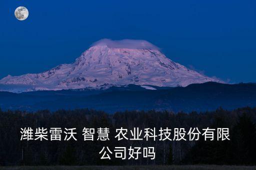 智慧农业是什么样的公司