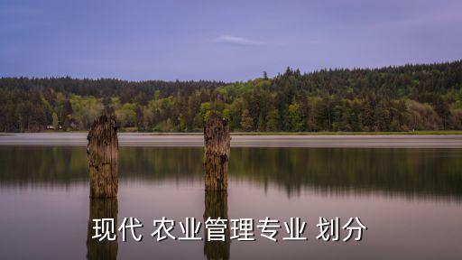 怎么划分农业项目经理岗位