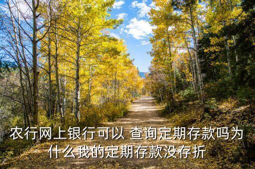 农业银行死期折怎么查询