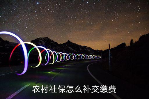 农业银行怎么补缴养老保险,农村养老保险在农业银行怎么交