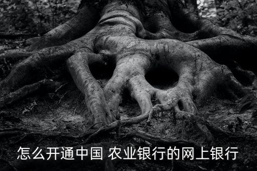 农业银行通知存款怎么申请