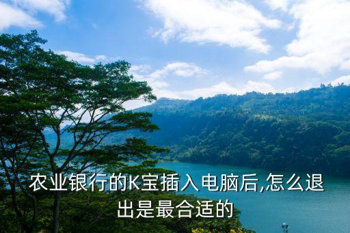 农业银行网银怎么退出登录