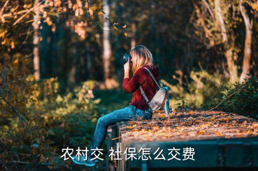 个人怎么缴纳农业社保,农业非农业缴纳社保会有差别吗