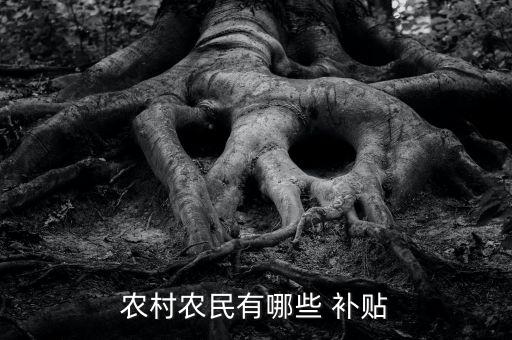 农业项目国家怎么补贴,国家对哪些农业项目有补贴政策