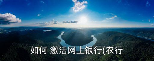农业银行网易卡怎么激活