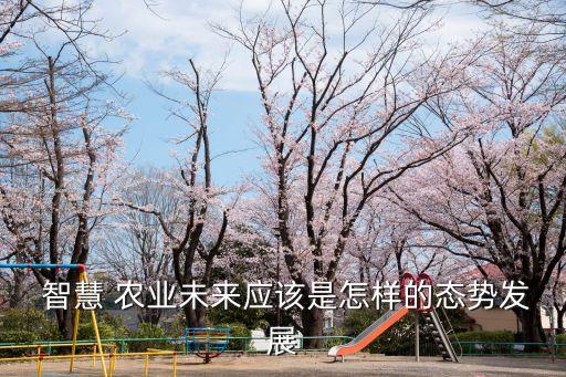  智慧 农业未来应该是怎样的态势发展