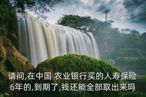 农业银行保险怎么取钱的,去农业银行怎么取钱