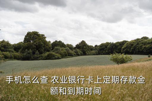农业银行过期余额怎么查询,怎么查询农业银行卡里的余额