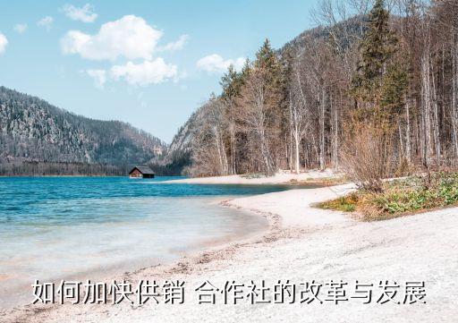 农业怎么给供销社合作,怎么和供销社合作