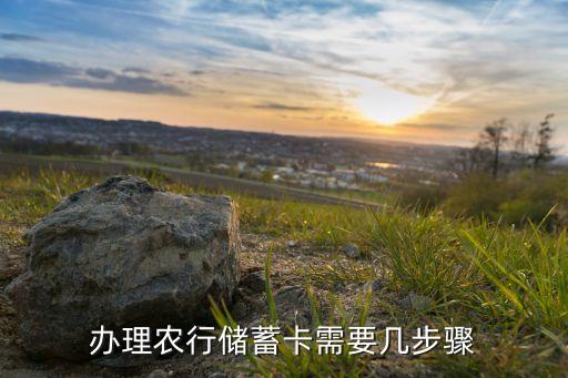 农业银行初次怎么办卡