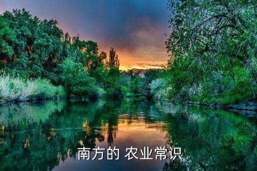 南方地区怎么发展农业经济