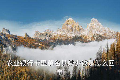 鹤岗农业银行怎么了,2022年农业银行怎么了