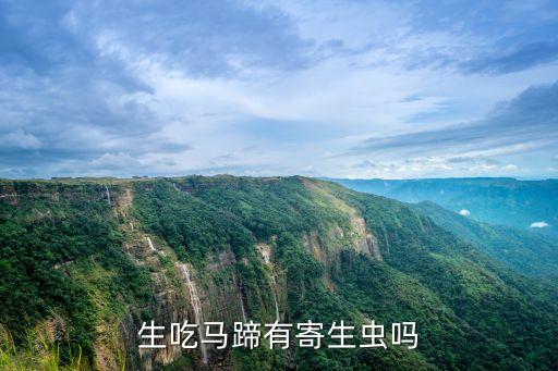 马蹄寄生虫，荸荠里面有寄生虫有这回事么