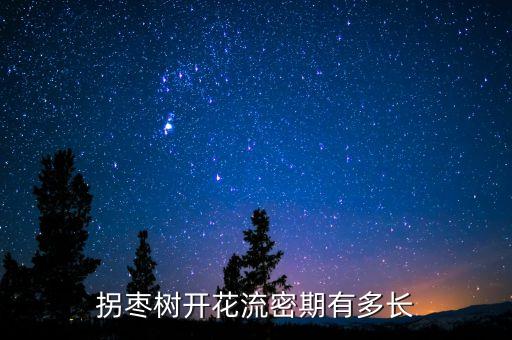 拐枣树开花流密期有多长
