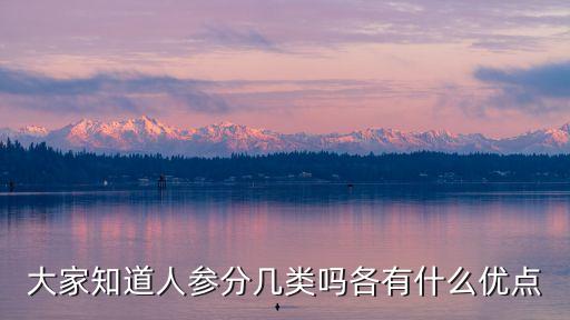人参种类，大家知道人参分几类吗各有什么优点
