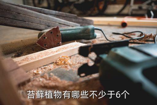 苔藓植物有哪些不少于6个