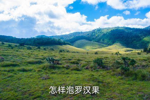 罗汉果怎么泡水，罗汉果怎样泡水喝
